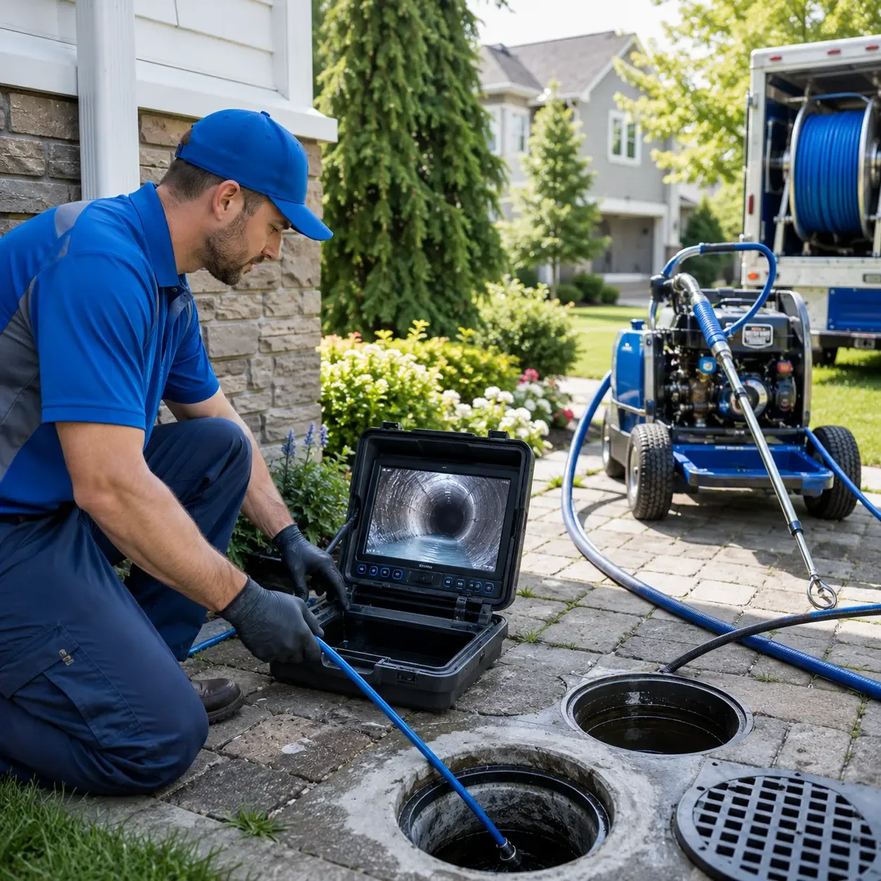 Outdoor drain cleaning professionals serving Newhall, WV