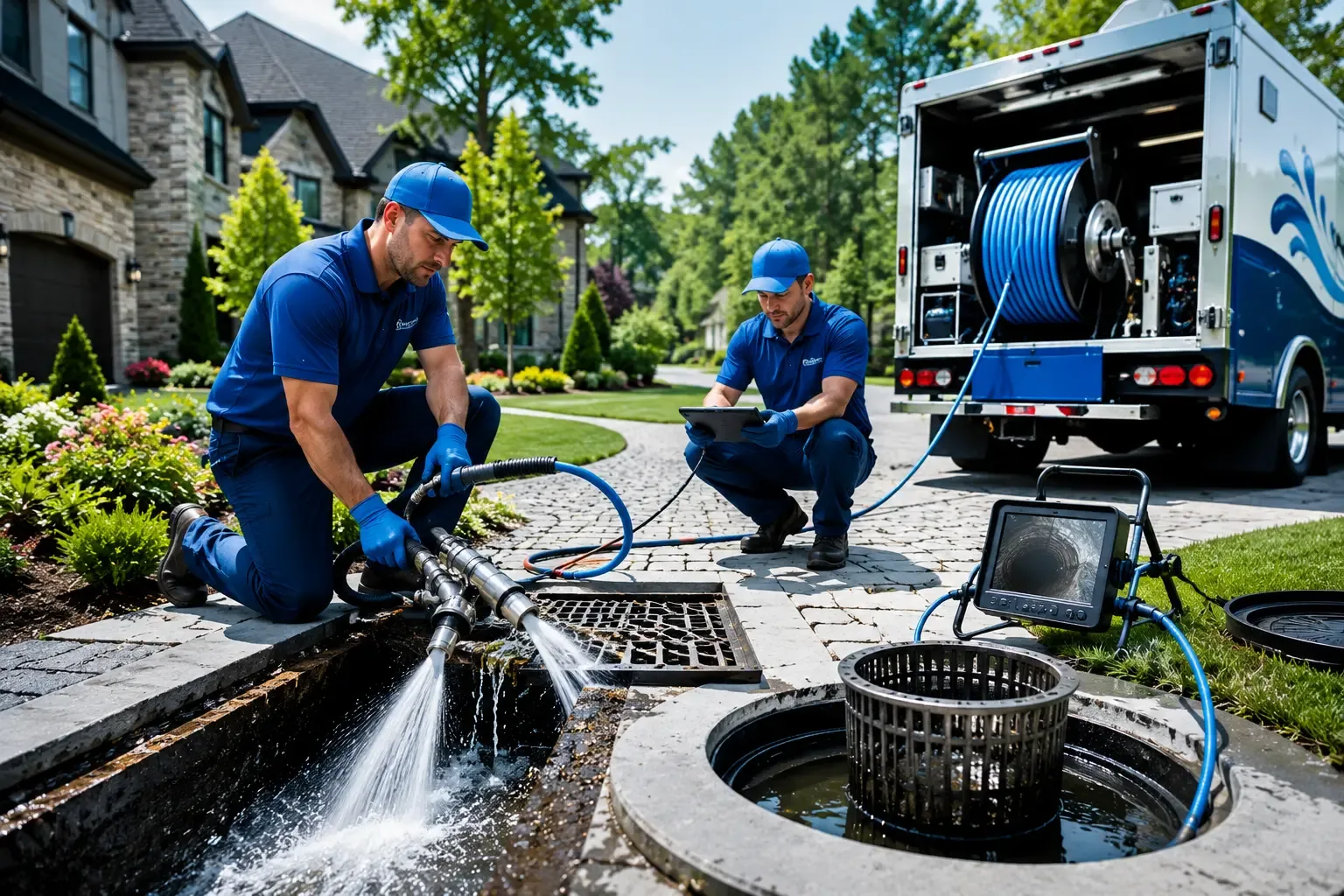 Local outdoor drain cleaning professionals in Newhall, WV