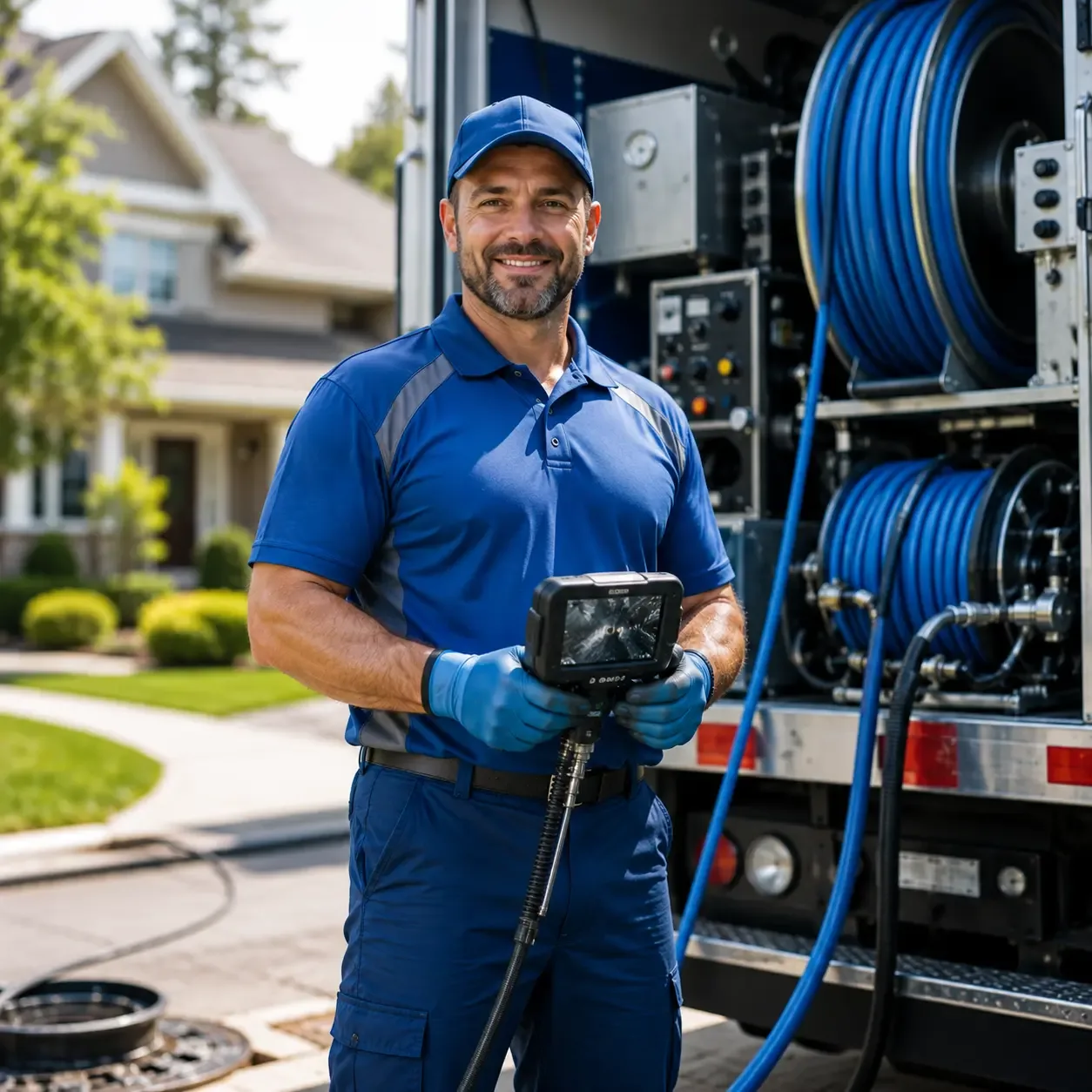 Local outdoor drain cleaning specialists in Newhall, WV